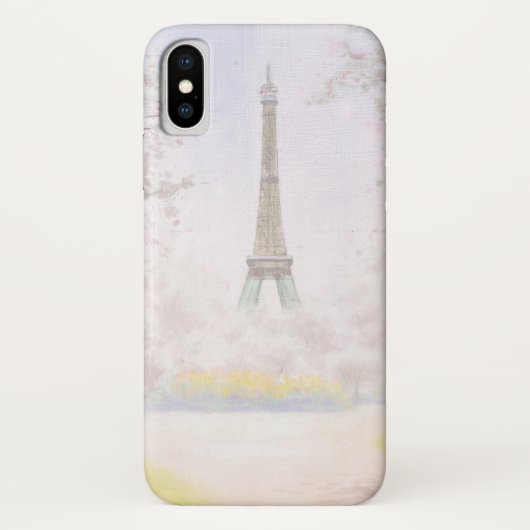 Coques Case-Mate iPhone Joli Paris aux pastels (Dos)