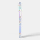 Coques Case-Mate iPhone Joli Pastel Agate | Aquarelle de la veine Parties  (Verso / Gauche)