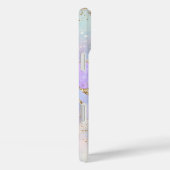 Coques Case-Mate iPhone Joli Pastel Agate | Aquarelle de la veine Parties  (Verso / Droite)