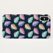 Coques Case-Mate iPhone Joli Pastel Motif d'aquarelle papillon (Dos (Horizontal))