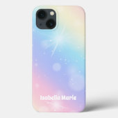 Coques Case-Mate iPhone Joli Pastel Rainbow Sparkle Girly Personnalisé (Verso)