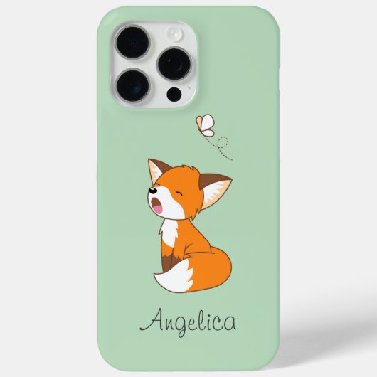 Coques Case-Mate iPhone Joli Petit Fox Sleepy (Verso)