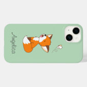 Coques Case-Mate iPhone Joli Petit Fox Sleepy (Verso (horizontal))