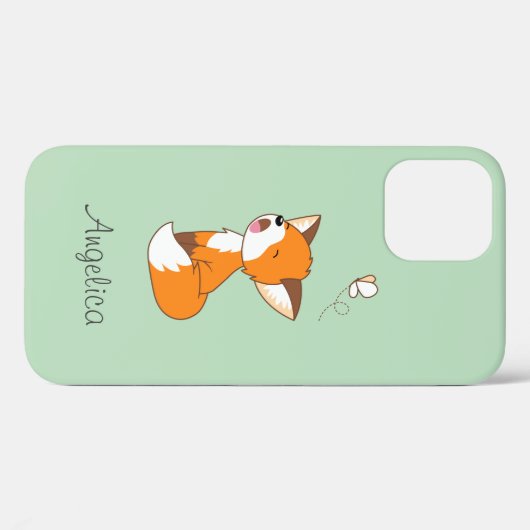 Coques Case-Mate iPhone Joli Petit Fox Sleepy (Verso (horizontal))