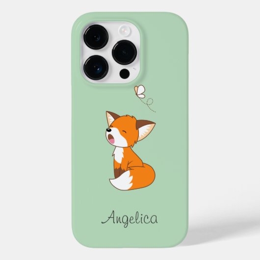 Coques Case-Mate iPhone Joli Petit Fox Sleepy (Verso)