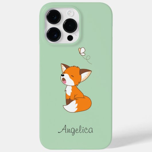 Coques Case-Mate iPhone Joli Petit Fox Sleepy (Verso)