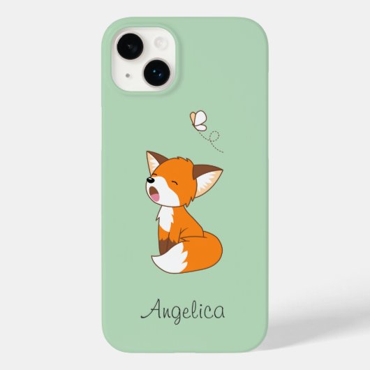 Coques Case-Mate iPhone Joli Petit Fox Sleepy (Verso)