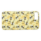 Coques Case-Mate iPhone Joli petit motif abeilles (Dos (Horizontal))
