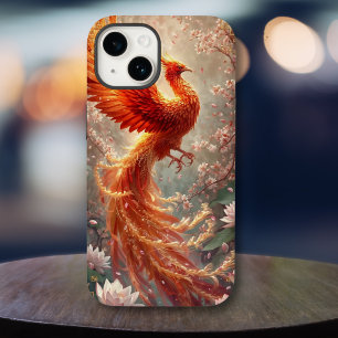 Coque Pour iPhone 14 Joli Phoenix Radieux Fleur de cerisier