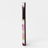 Coques Case-Mate iPhone Joli Pretty Rose Vert Mulberry Patchwork Quilt Des (Dos/Gauche)