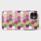 Coques Case-Mate iPhone Joli Pretty Rose Vert Mulberry Patchwork Quilt Des (Dos (Horizontal))