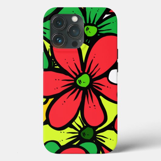 Coques Case-Mate iPhone Joli Regroupement lumineux de Fleurs d'été (Verso)