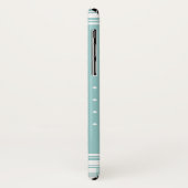 Coques Case-Mate iPhone Joli renard d'hiver gris aqua (Dos/Gauche)