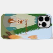 Coques Case-Mate iPhone Joli renard solitaire (Verso (horizontal))