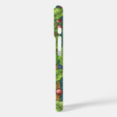 Coques Case-Mate iPhone Joli renne de Noël en forêt avec Holly (Verso / Gauche)