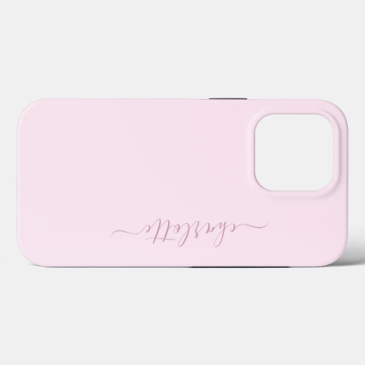 Coques Case-Mate iPhone Joli rose et blanc doux (Verso (horizontal))