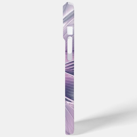 Coques Case-Mate iPhone Joli rose Fleur Moderne Abstrait Fractal Art (Verso / Gauche)