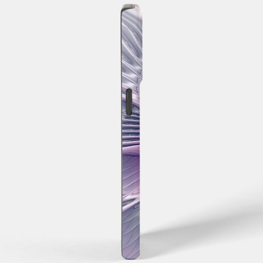 Coques Case-Mate iPhone Joli rose Fleur Moderne Abstrait Fractal Art (Verso / Droite)