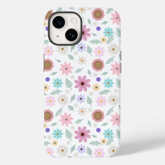 Coques Case-Mate iPhone Joli rose Fleurs Super Design rétro (Verso)