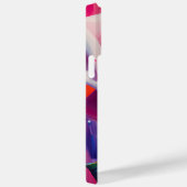 Coques Case-Mate iPhone Joli rose rose rose peinture à l'huile Monogramme (Verso / Droite)