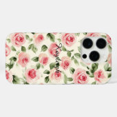 Coques Case-Mate iPhone Joli rose Roses Floral (Verso (horizontal))