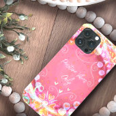 Coques Case-Mate iPhone Joli rose "Vibes Positives" Citer Inspiribilité
