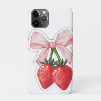 Case-Mate iPhone Case Joli Ruban Rose Fraise Nœud Esthétique Spirale