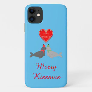 Case-Mate iPhone Case Joli Seals de baiser de Noël
