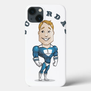 Etui iPhone 13 Joli Super Papa en dessin animé vectoriel