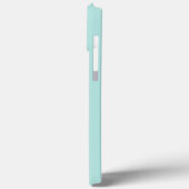 Coques Case-Mate iPhone Joli suricate et papillon sur fond sarcelle (Verso / Gauche)