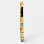 Coques Case-Mate iPhone Joli tournesol Jaune et Motif vert (Dos/Gauche)