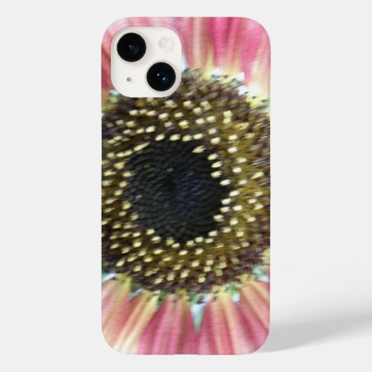 Coques Case-Mate iPhone Joli tournesol rose (Verso)