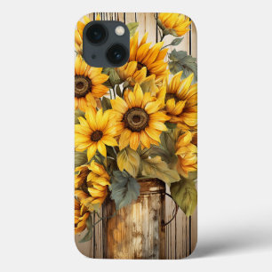 Case-Mate iPhone Case Joli Tournesol Rustique Fleur Florale