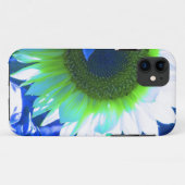 Coques Case-Mate iPhone joli tournesol teinté - bleu (Dos (Horizontal))