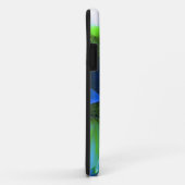 Coques Case-Mate iPhone joli tournesol teinté - bleu (Dos/Droite)