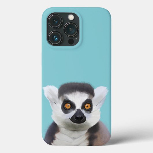 Coques Case-Mate iPhone Joli Trait De Lémur À Bague (Verso)