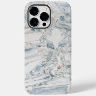 Coque Pour Pour iPhone 14 Pro Max Joli Turquoise bleu blanc Turquoise Motif Geode