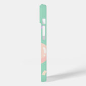 Coques Case-Mate iPhone Joli vert pastel avec ballons (Verso / Gauche)