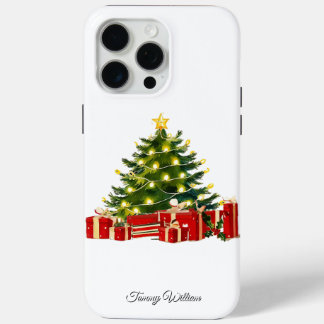 Coque iPhone 15 Pro Max Joli Vintage traditionnel Élégant Joyeux Noël
