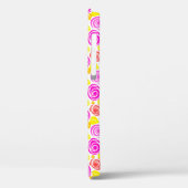 Coques Case-Mate iPhone Joli violet jaune rose motif (Verso / Gauche)