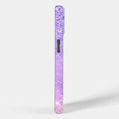 Coques Case-Mate iPhone Joli violet rose parties scintillant d'anniversair (Verso / Droite)