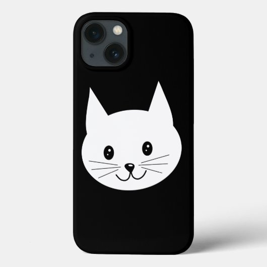 Coques Case-Mate iPhone Joli Visage De Chat. (Verso)