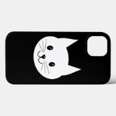 Coques Case-Mate iPhone Joli Visage De Chat. (Verso (horizontal))
