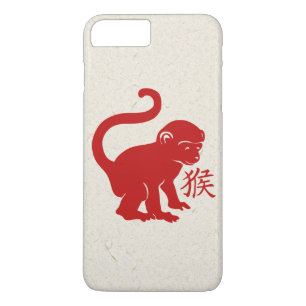 Coque iPhone 8 Plus/7 Plus Jolie Année du Singe