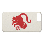 Coques Case-Mate iPhone Jolie Année du Singe (Dos (Horizontal))