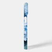 Coques Case-Mate iPhone Jolie aquarelle bleue Hydrangea Nom Modèle (Verso / Droite)