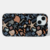 Coques Case-Mate iPhone Jolie aquarelle Coquillage Corail été (Verso (horizontal))