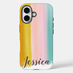 Coques iPhone 16 Jolie aquarelle de pinceau conception