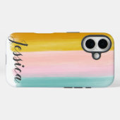 Coques Case-Mate iPhone Jolie aquarelle de pinceau conception (Verso (horizontal))