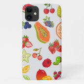 Coques Case-Mate iPhone Jolie aquarelle Fruits d'été Motif (Dos)